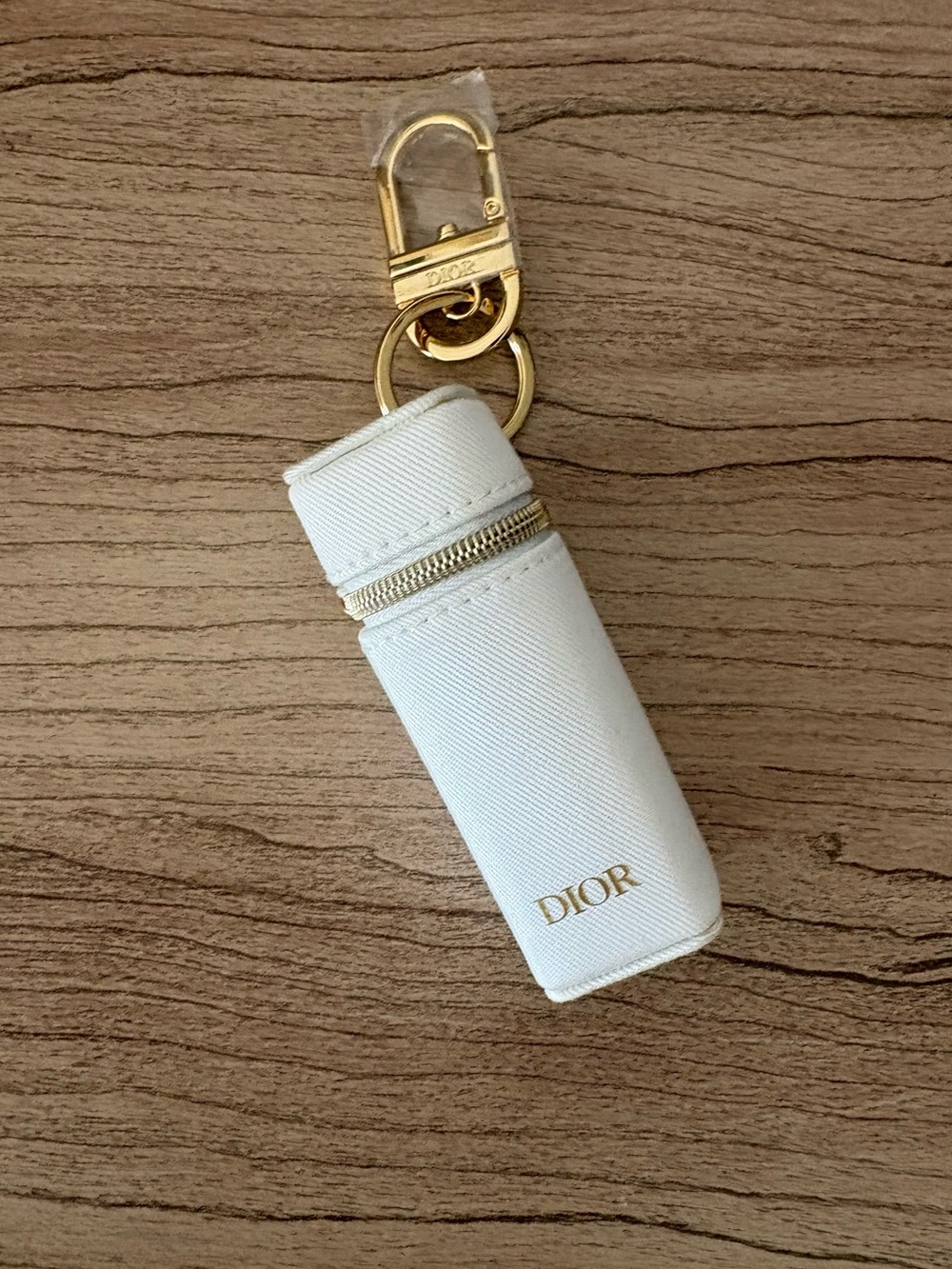 Dior Cosmetic Lipstick Case keychain bag charm